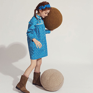 Платье поплиновое Gingersnaps "Lei Bluefields", синее